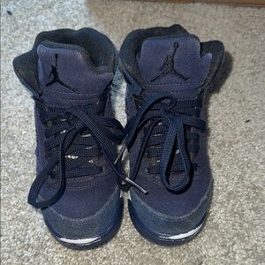 Jordan 5 Kids Dark Blue Sneakers